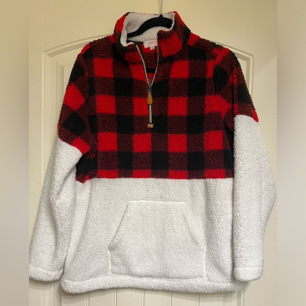 Jess Lea Buffalo Plaid Sherpa